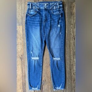 Kancan Estilo High-Rise Ankle Skinny Distressed Jeans Size 28